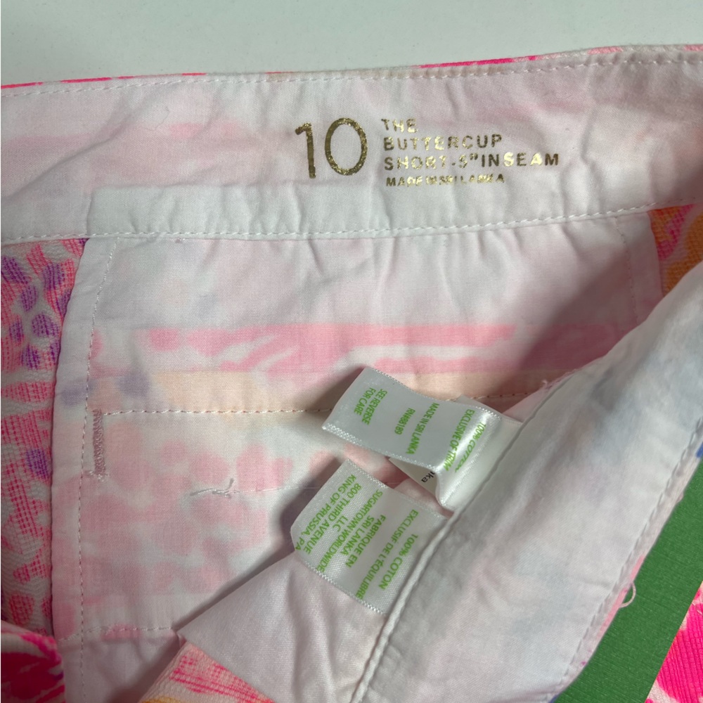 Lilly Pulitzer NWT buttercup shorts sz 10 - Picture 4 of 5